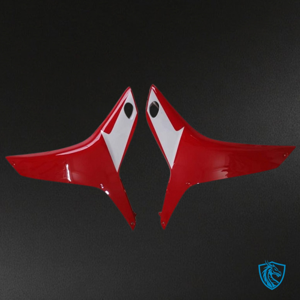 Honda CBR600RR (2009-2012) Red, Black & White Fairing Kit – Aftermarket ABS Bodywork