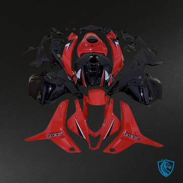 Honda CBR600RR (2009-2012) Red & Black Fairing Kit - Aftermarket ABS Bodywork