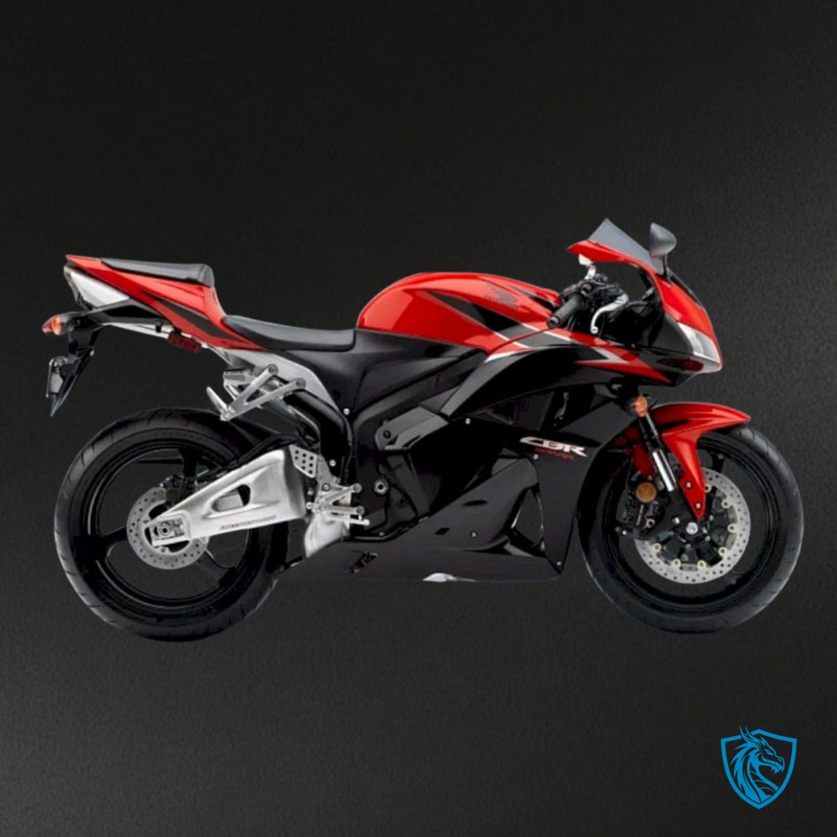 Honda CBR600RR (2009-2012) Red & Black Fairing Kit - Aftermarket ABS Bodywork