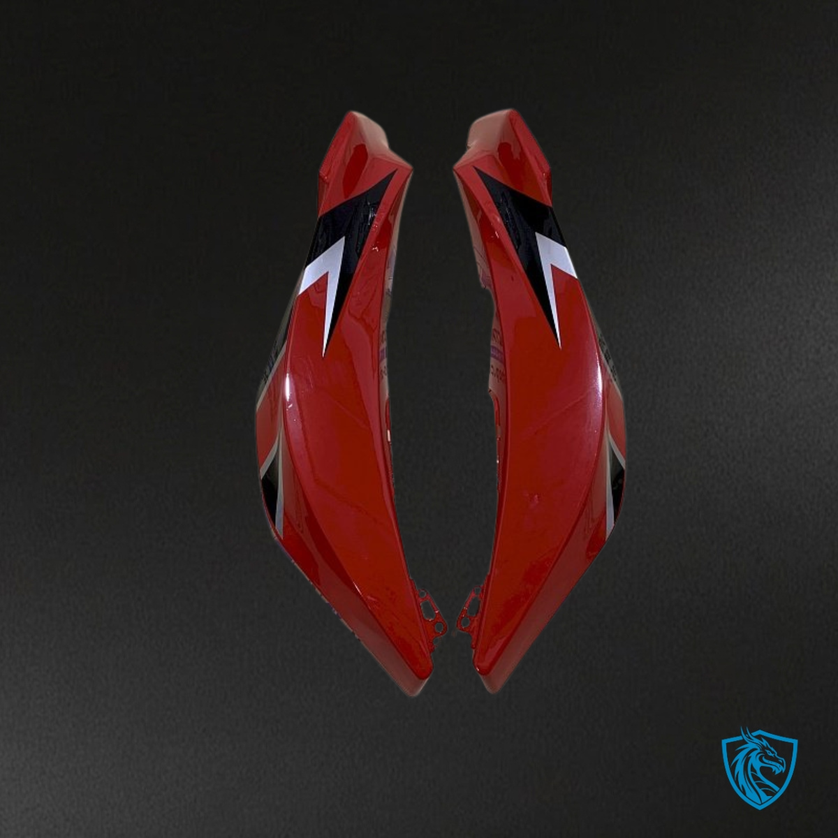 Honda CBR600RR (2009-2012) Red & Black Fairing Kit - Aftermarket ABS Bodywork