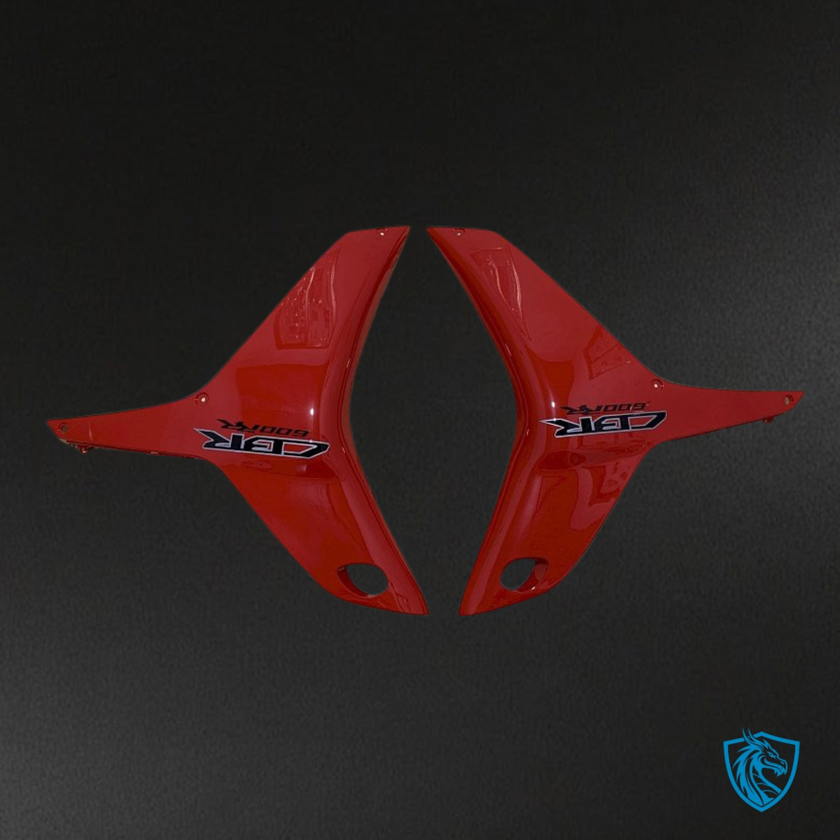 Honda CBR600RR (2009-2012) Red & Black Fairing Kit - Aftermarket ABS Bodywork