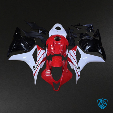 Honda CBR600RR (2009-2012) Glossy Red & White Fairing Kit - Aftermarket ABS Bodywork
