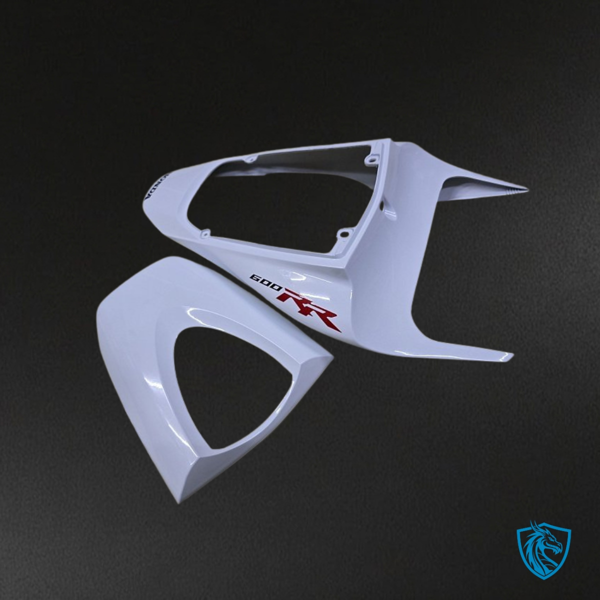 Honda CBR600RR (2009-2012) Glossy Red & White Fairing Kit - Aftermarket ABS Bodywork