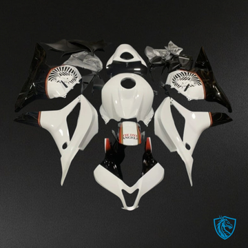 Honda CBR600RR (2009-2012) Glossy White & Black - MERGEment Motorcycle Fairings Kit