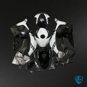 Honda CBR600RR (2009-2012) White & Black Fairing Kit - Aftermarket ABS Bodywork
