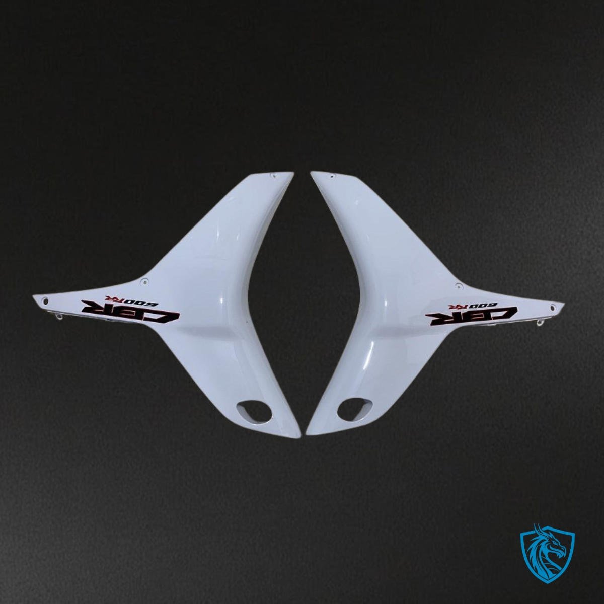Honda CBR600RR (2009-2012) White, Black & Red - MERGEment Motorcycle Fairings Kit