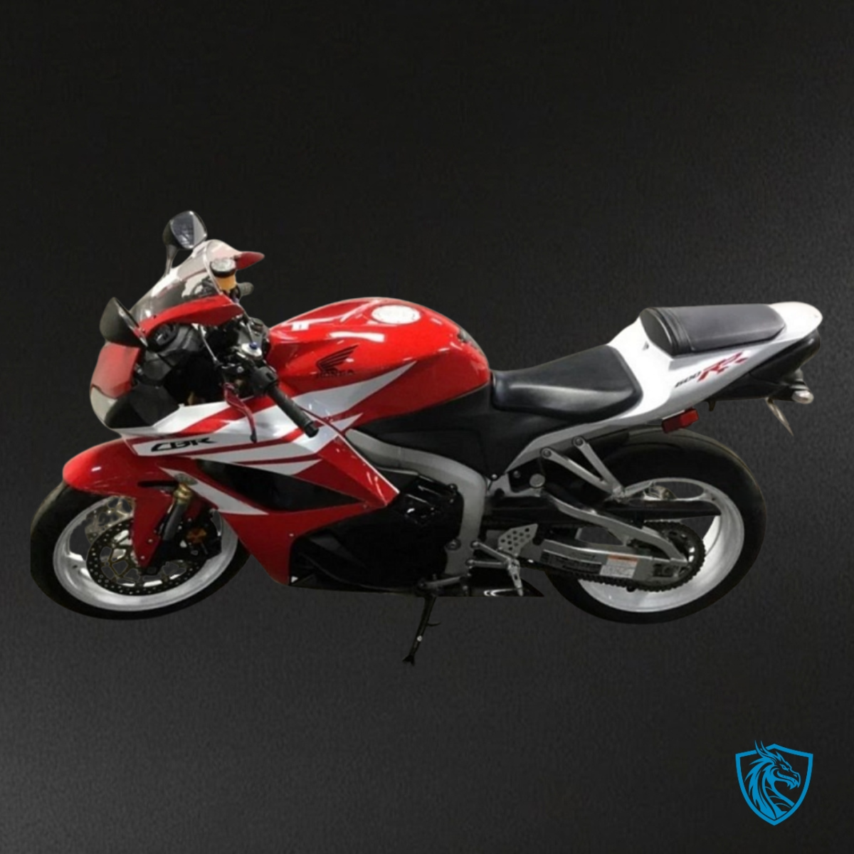 Honda CBR600RR (2009-2012) Glossy Red, White & Black - Custom ABS Fairing Kit