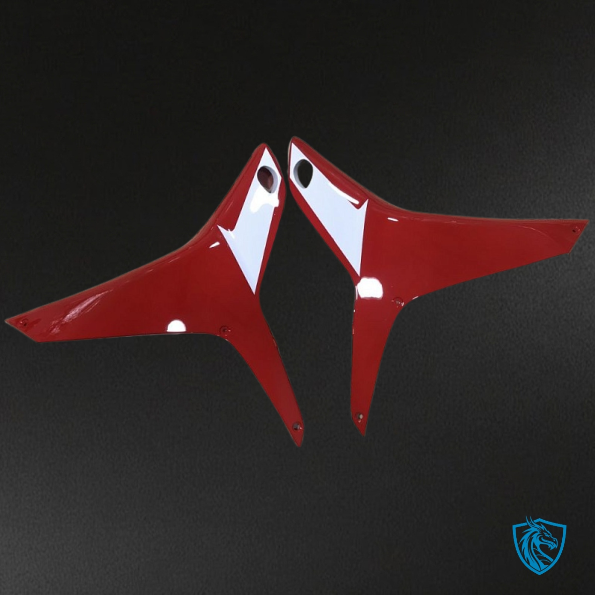 Honda CBR600RR (2009-2012) Glossy Red, White & Black - Custom ABS Fairing Kit