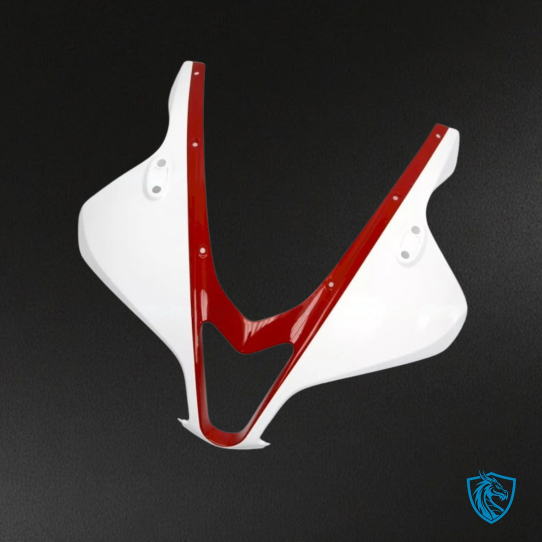 Honda CBR600RR (2009-2012) White, Black & Red with Logo - Custom ABS Fairing Kit