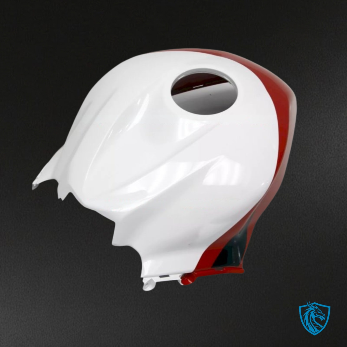 Honda CBR600RR (2009-2012) White, Black & Red with Logo - Custom ABS Fairing Kit