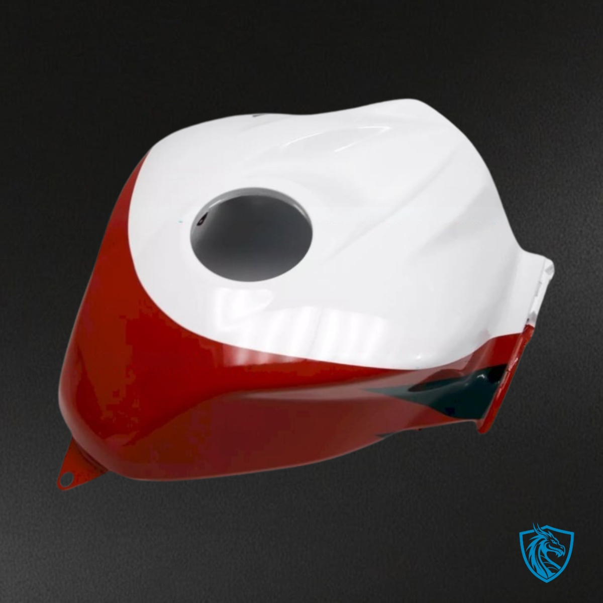 Honda CBR600RR (2009-2012) White, Black & Red with Logo - Custom ABS Fairing Kit