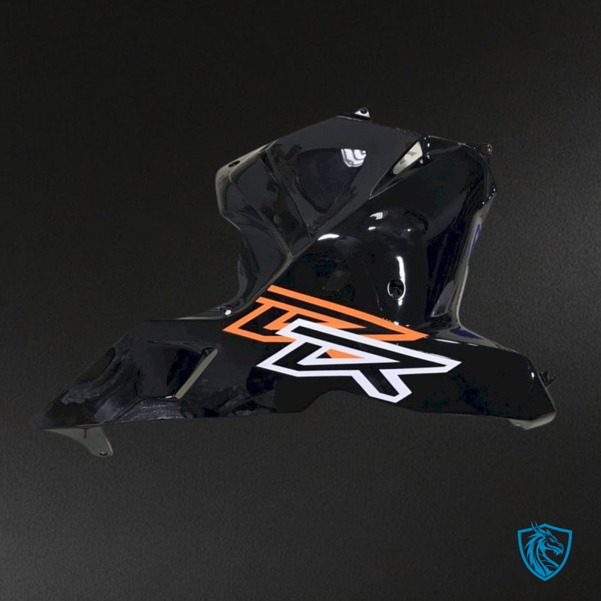 Honda CBR600RR (2009-2012) Black, White & Orange - MERGEment Motorcycle Fairings Kit