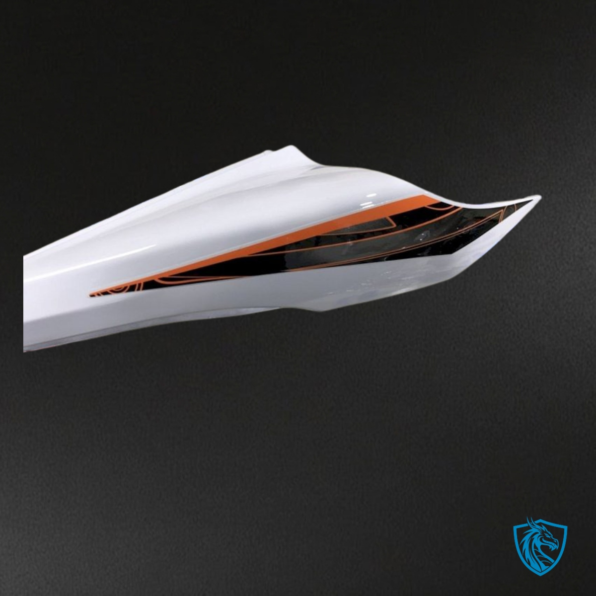 Honda CBR600RR (2009-2012) Black, White & Orange - MERGEment Motorcycle Fairings Kit