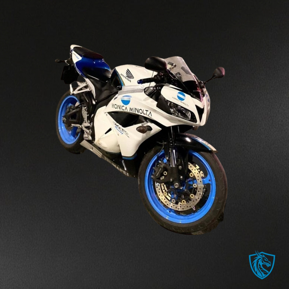 Honda CBR600RR (2009-2012) White, Blue & Black - Custom ABS Fairing Kit