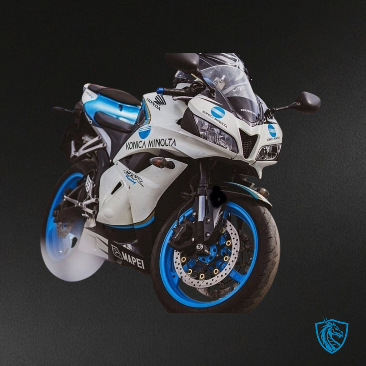 Honda CBR600RR (2009-2012) White, Blue & Black - Custom ABS Fairing Kit