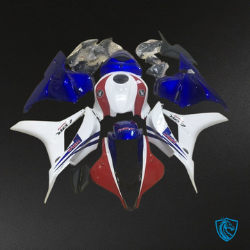 Honda CBR600RR (2009-2012) White, Blue & Red Fairing Kit | ABS Bodywork