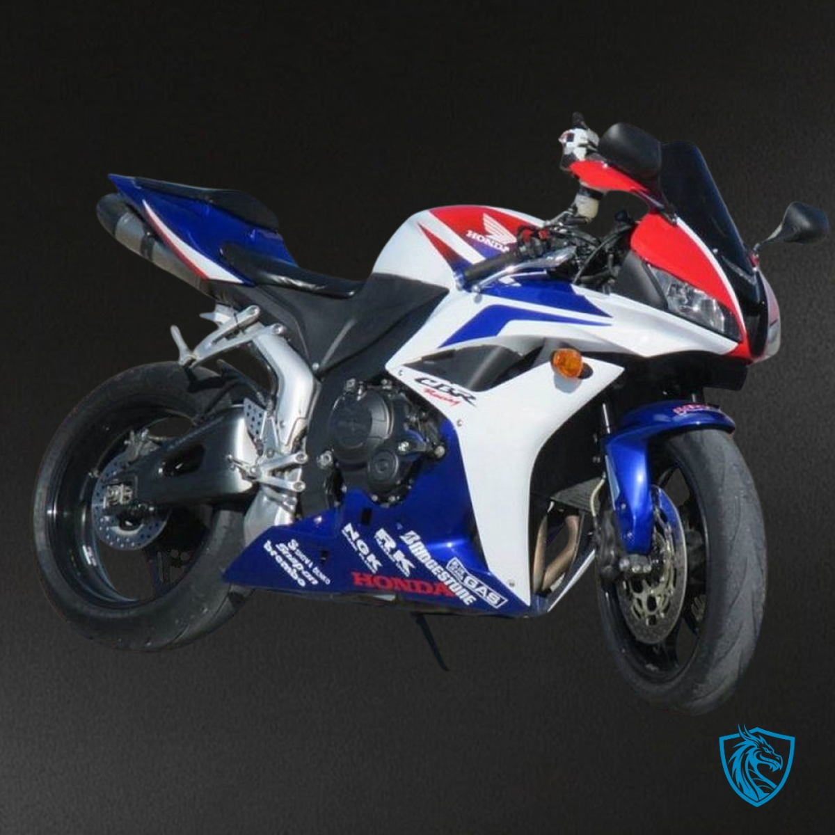 Honda CBR600RR (2009-2012) White, Blue & Red Fairing Kit | ABS Bodywork