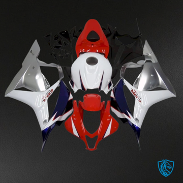 Honda CBR600RR (2009-2012) White, Red & Silver - MERGEment Motorcycle Fairings Kit