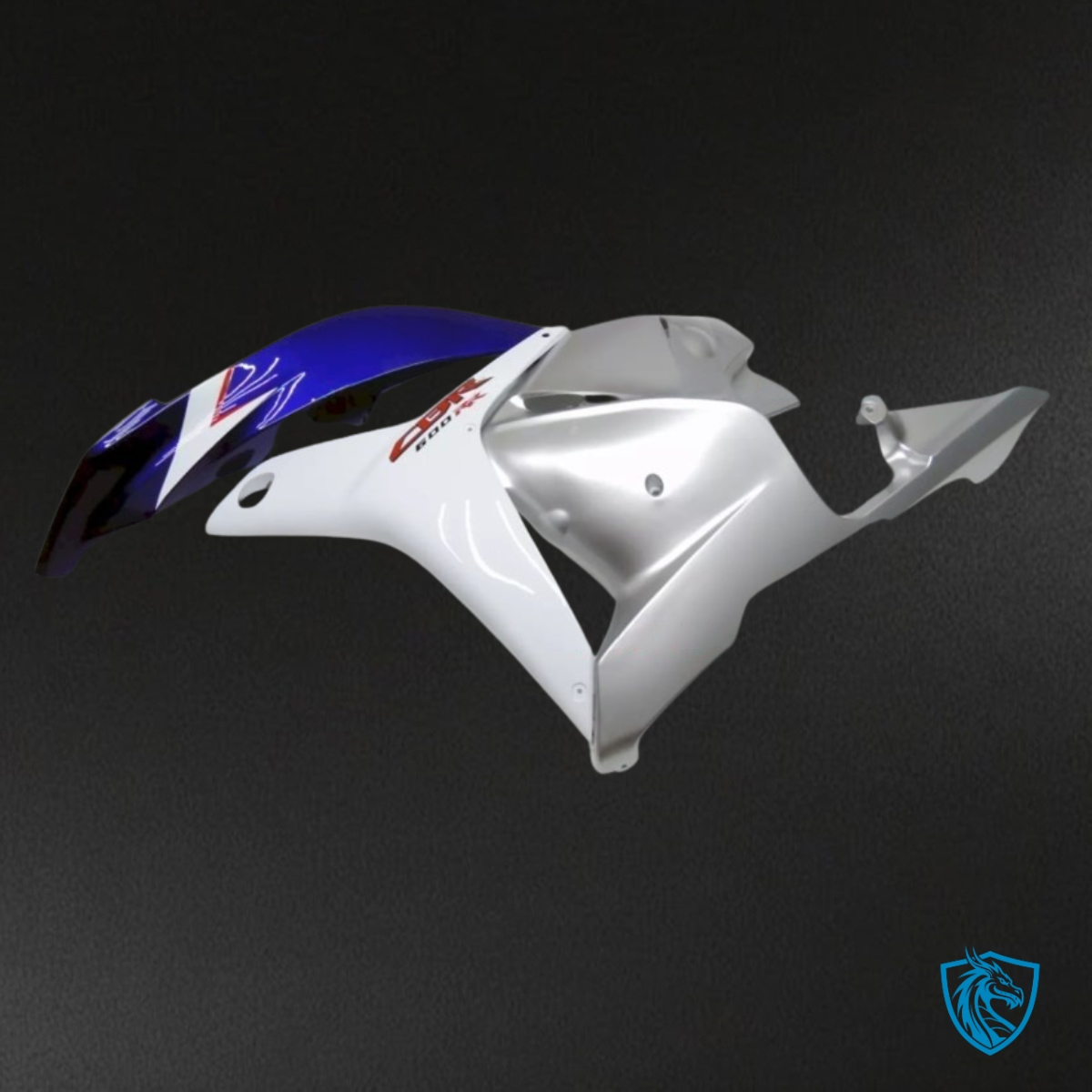Honda CBR600RR (2009-2012) White, Red & Silver - MERGEment Motorcycle Fairings Kit