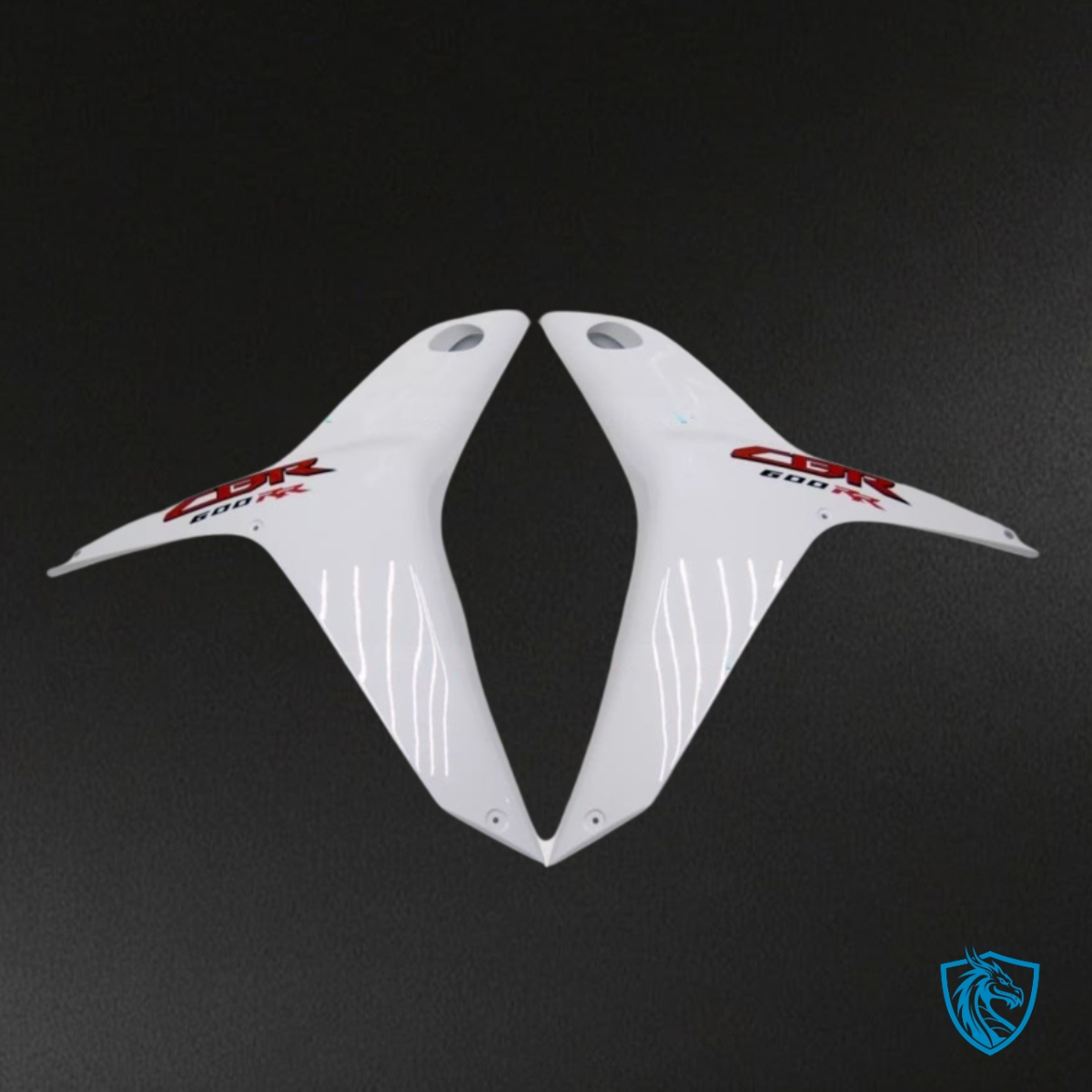 Honda CBR600RR (2009-2012) White, Red & Silver - MERGEment Motorcycle Fairings Kit