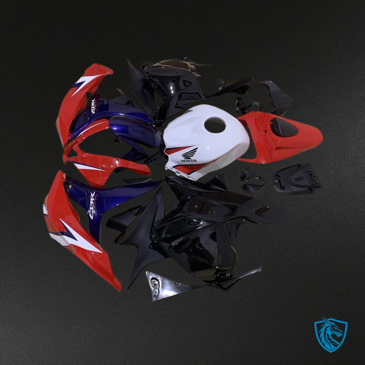 Honda CBR600RR (2009-2012) Red, White & Black Fairing Kit | ABS Bodywork