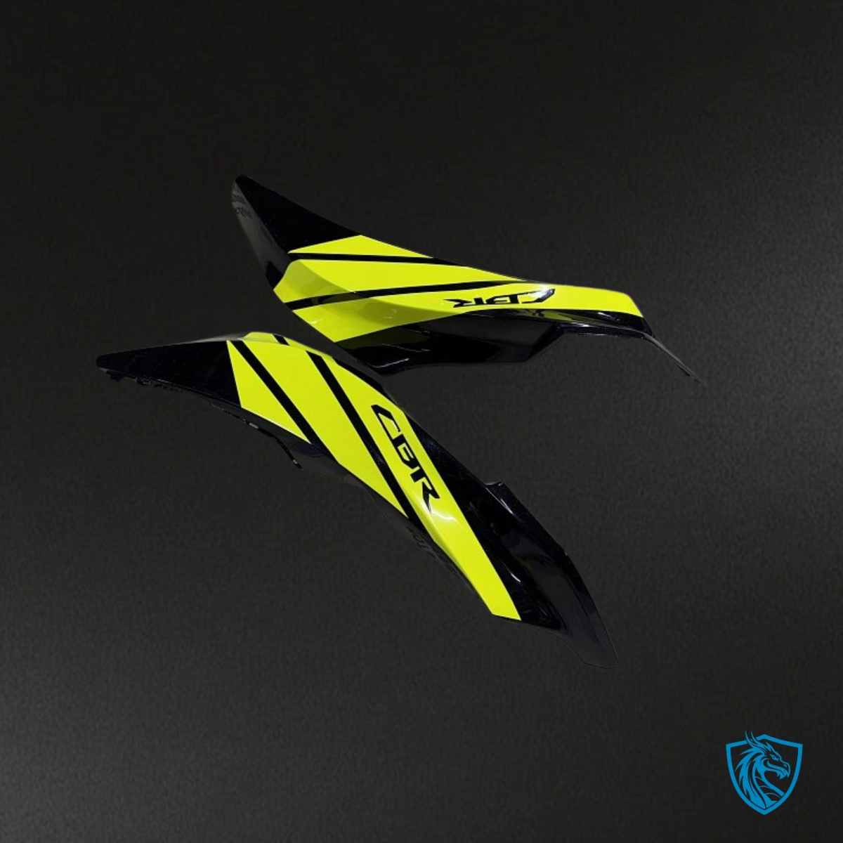 Honda CBR600RR (2009-2012) Yellow & Glossy Black Fairing Kit | ABS Bodywork