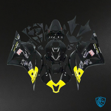 Honda CBR600RR (2009-2012) Yellow & Gloss Black Fairing Kit | ABS Bodywork