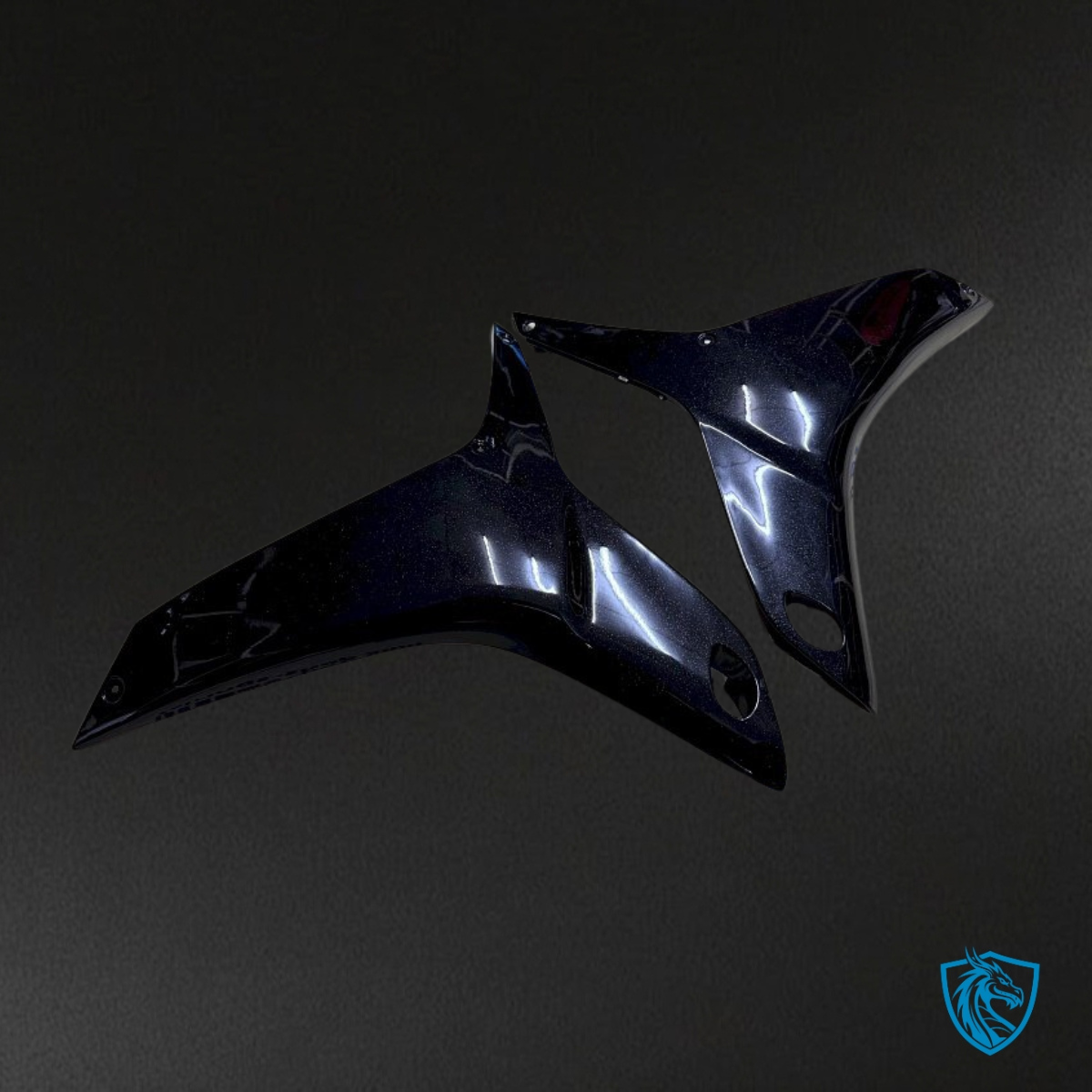 Honda CBR600RR (2009-2012) Yellow, Blue & Black Fairing Kit - Aftermarket ABS Bodywork