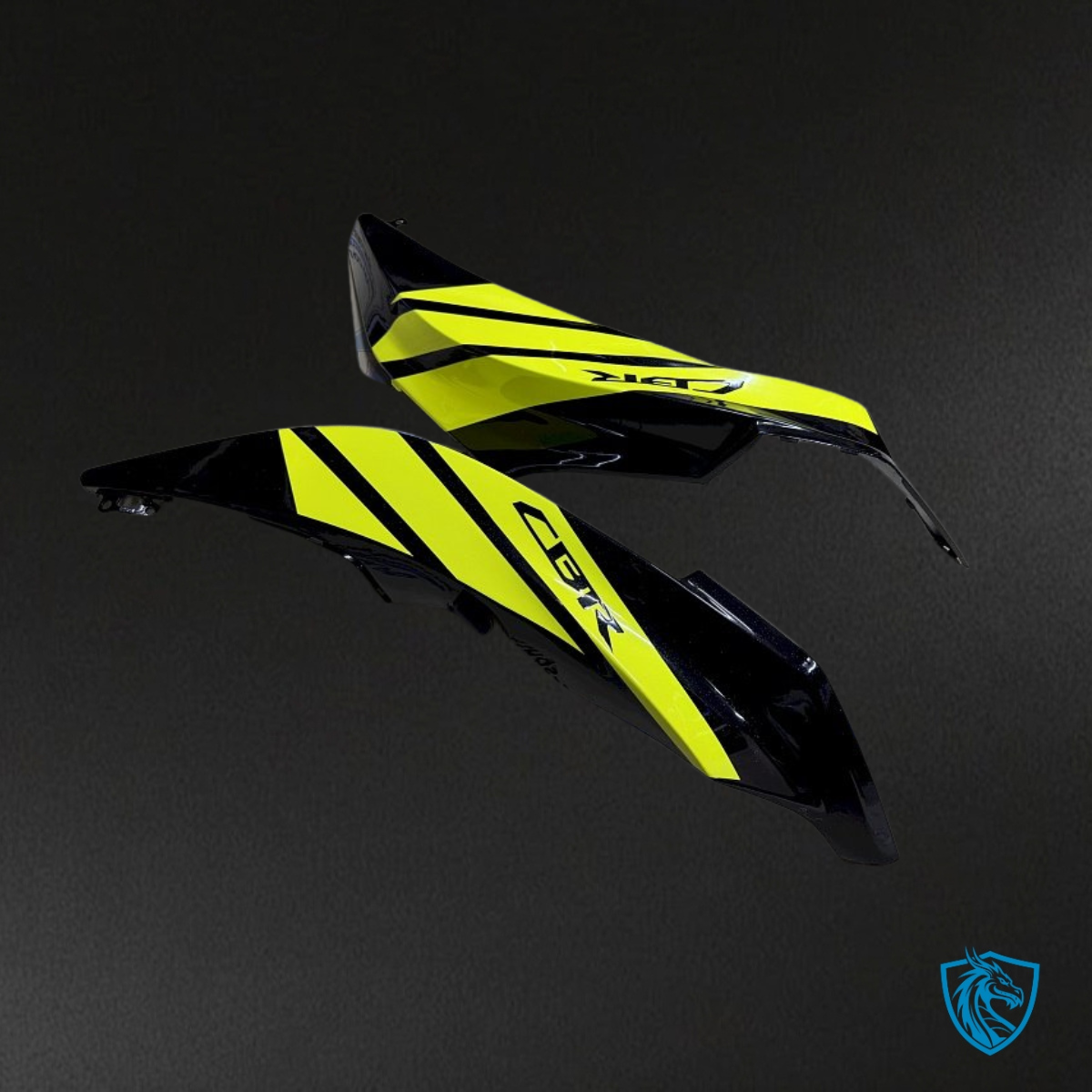 Honda CBR600RR (2009-2012) Yellow, Blue & Black Fairing Kit - Aftermarket ABS Bodywork