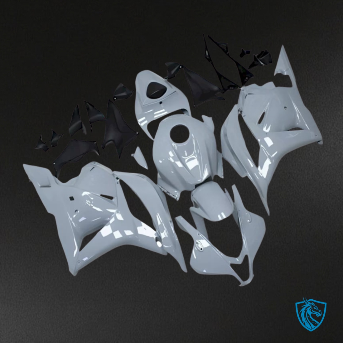 Honda CBR600RR (2009-2012) Gloss Gray - MERGEment Motorcycle Fairings Kit