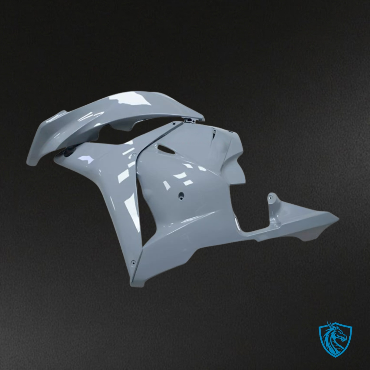 Honda CBR600RR (2009-2012) Gloss Gray No Logo Fairing Kit | ABS Bodywork