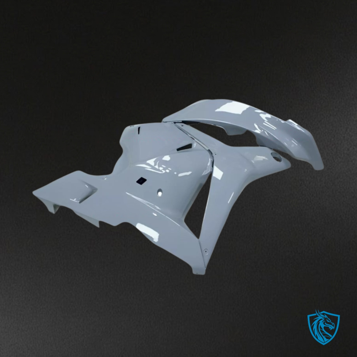 Honda CBR600RR (2009-2012) Gloss Gray No Logo Fairing Kit | ABS Bodywork