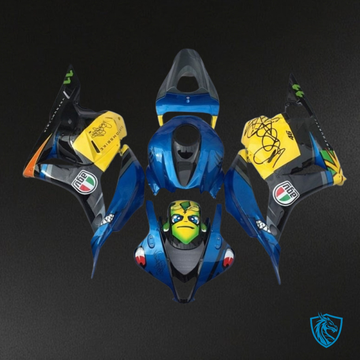 Honda CBR600RR (2009-2012) Blue, Yellow & Black Shark Fairing Kit | ABS Bodywork