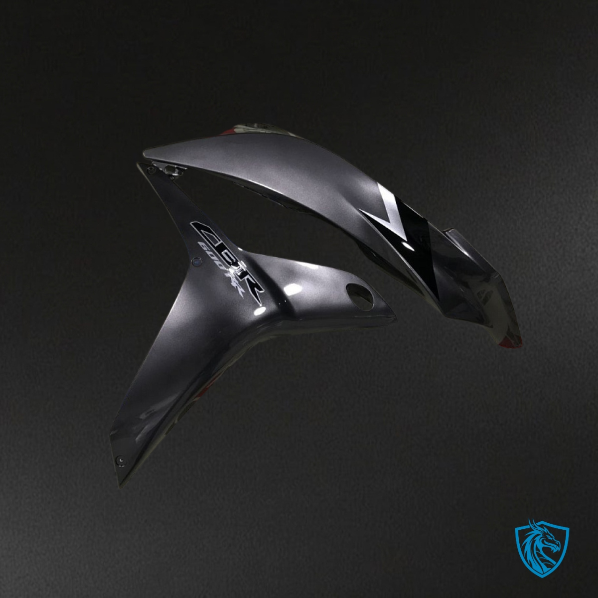 Honda CBR600RR (2009-2012) Black & Gloss Gray - MERGEment Motorcycle Fairings Kit