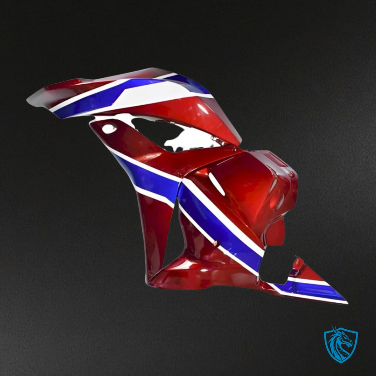 Honda CBR600RR (2009-2012) Red & Blue No Logo - MERGEment Motorcycle Fairings Kit