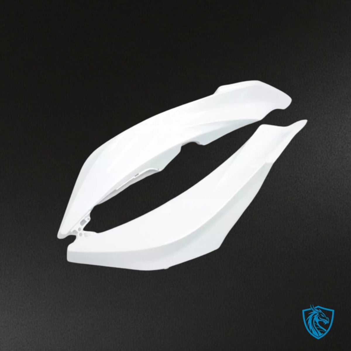 Honda CBR600RR (2009-2012) White & Black with Logo Fairing Kit - Aftermarket ABS Bodywork