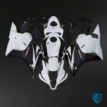 Honda CBR600RR (2009-2012) White & Black with Logo Fairing Kit | ABS Bodywork