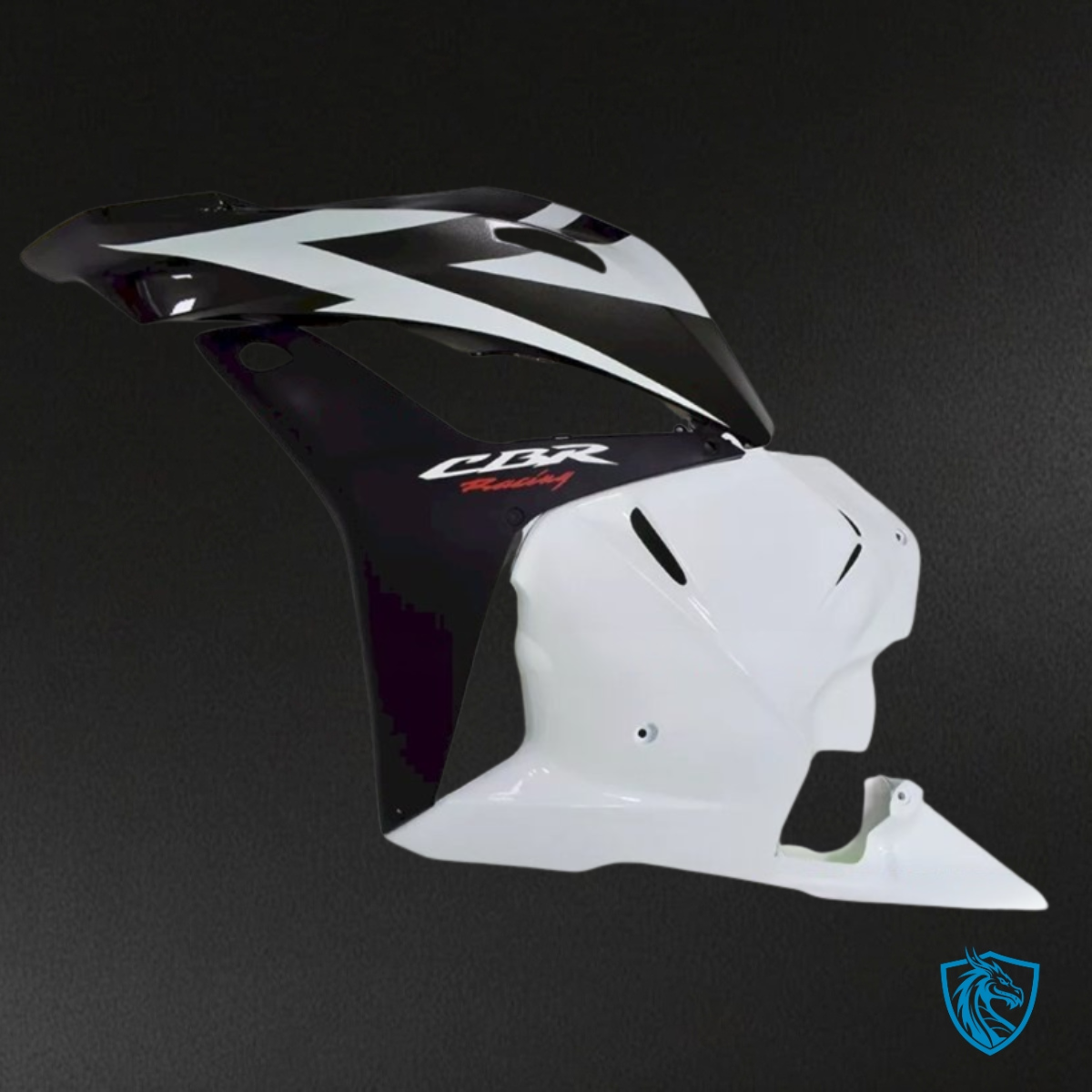 Honda CBR600RR (2009-2012) White & Black with Logo Fairing Kit | ABS Bodywork