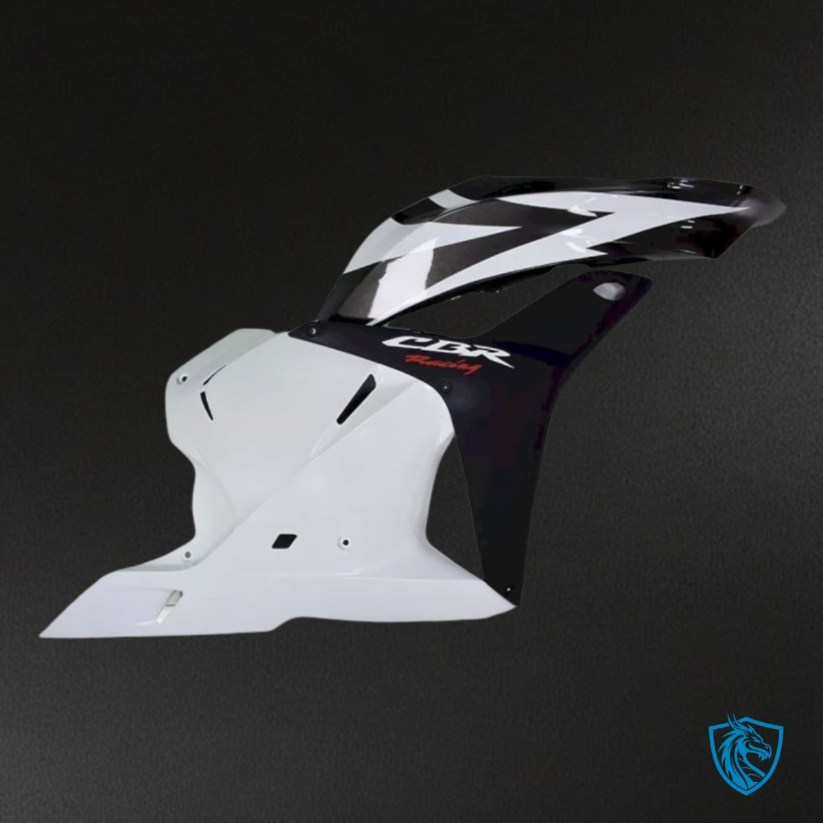 Honda CBR600RR (2009-2012) White & Black with Logo Fairing Kit | ABS Bodywork