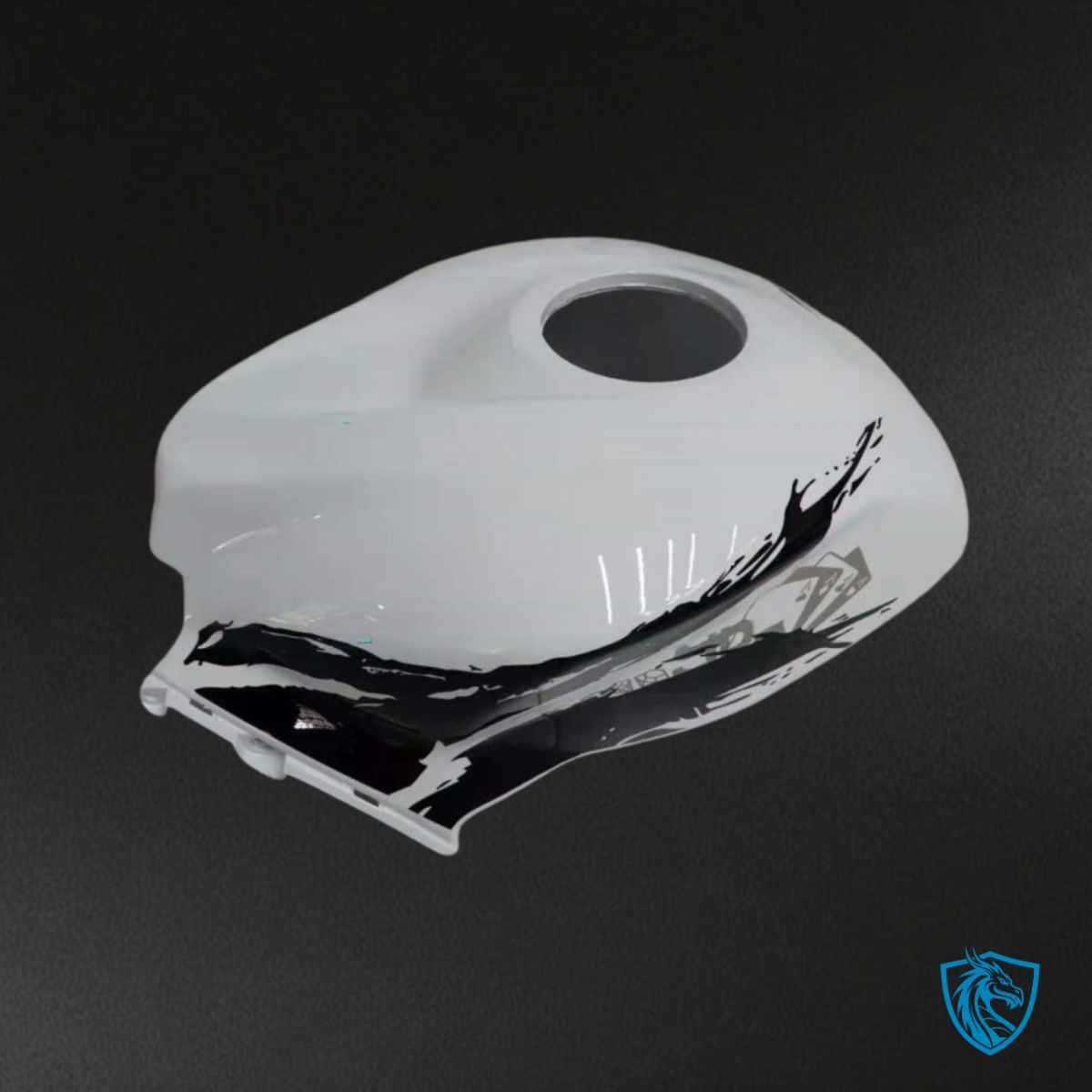 Honda CBR600RR (2009-2012) White & Black Fairing Kit - Aftermarket ABS Bodywork