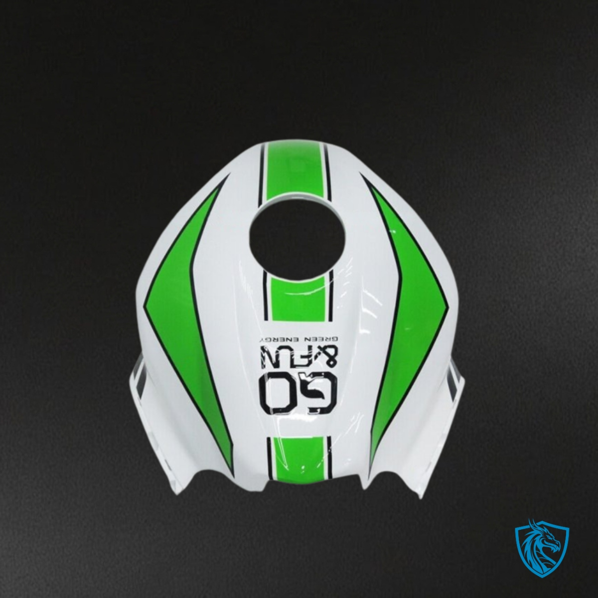 Honda CBR600RR (2009-2012) White & Green - Custom ABS Fairing Kit