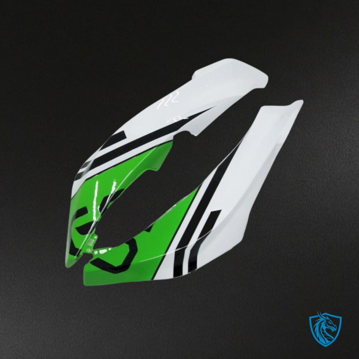 Honda CBR600RR (2009-2012) White & Green - Custom ABS Fairing Kit