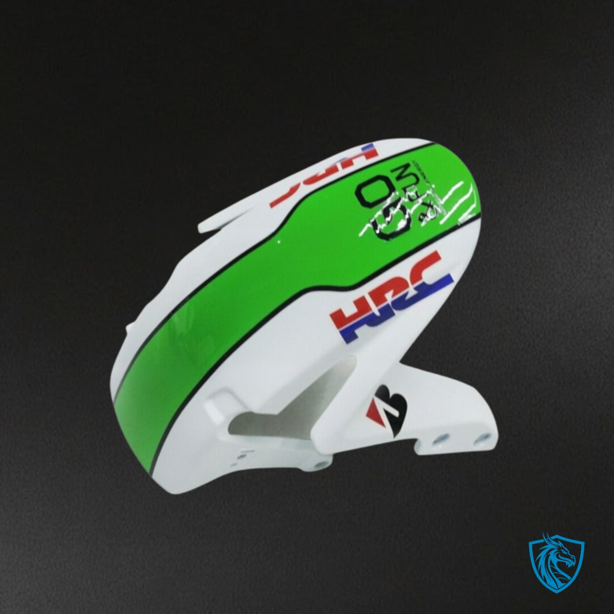 Honda CBR600RR (2009-2012) White & Green - Custom ABS Fairing Kit