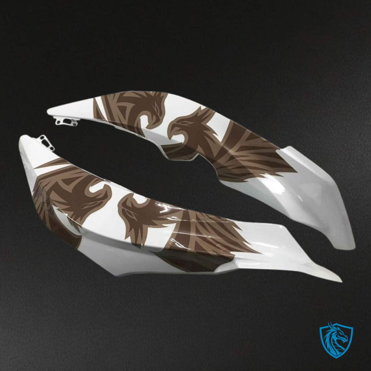 Honda CBR600RR (2009-2012) White & Black Pegasus - MERGEment Motorcycle Fairings Kit