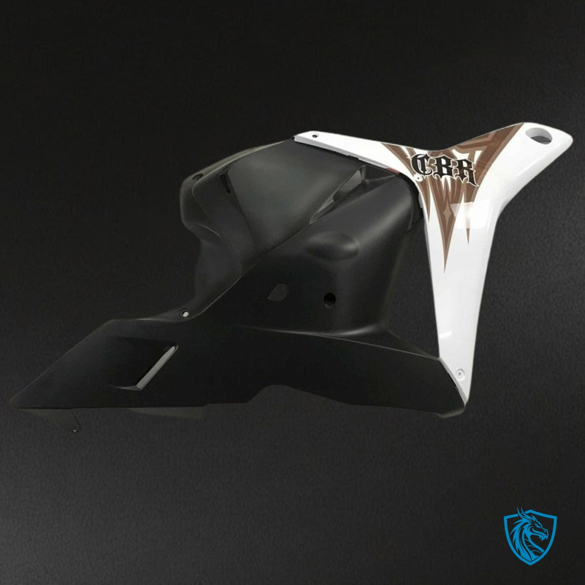 Honda CBR600RR (2009-2012) White & Black Pegasus - MERGEment Motorcycle Fairings Kit