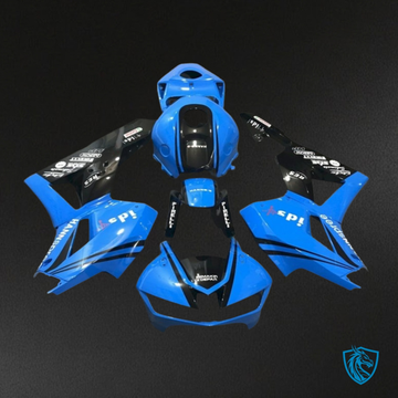 Honda CBR600RR (2013-2018) Blue & Black Fairing Kit - Aftermarket ABS Bodywork