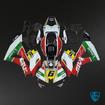 Honda CBR600RR (2013-2018) Green, White, Red & Black - MERGEment Motorcycle Fairings Kit