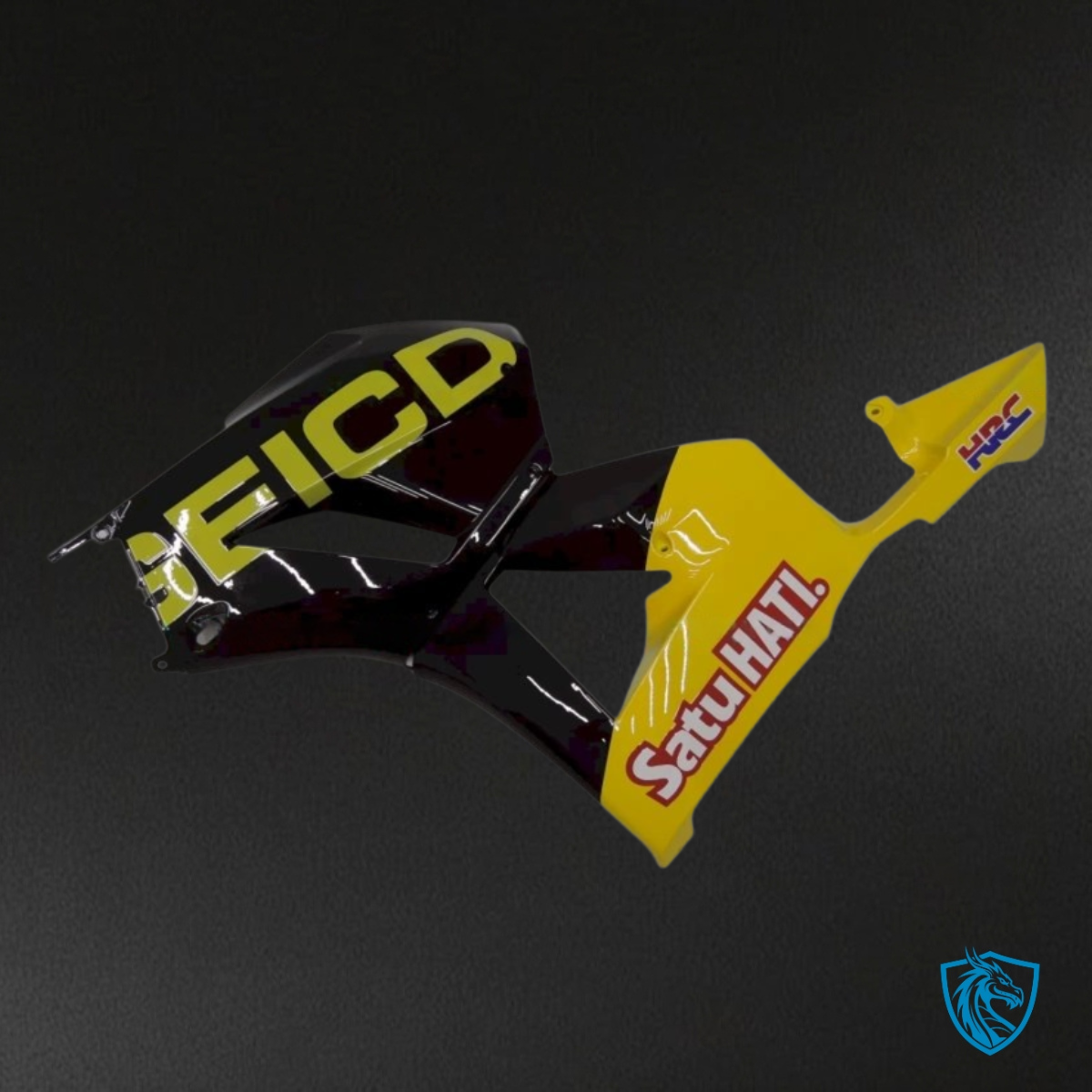 Honda CBR600RR (2013-2018) Black, Red & Yellow Fairing Kit | ABS Bodywork