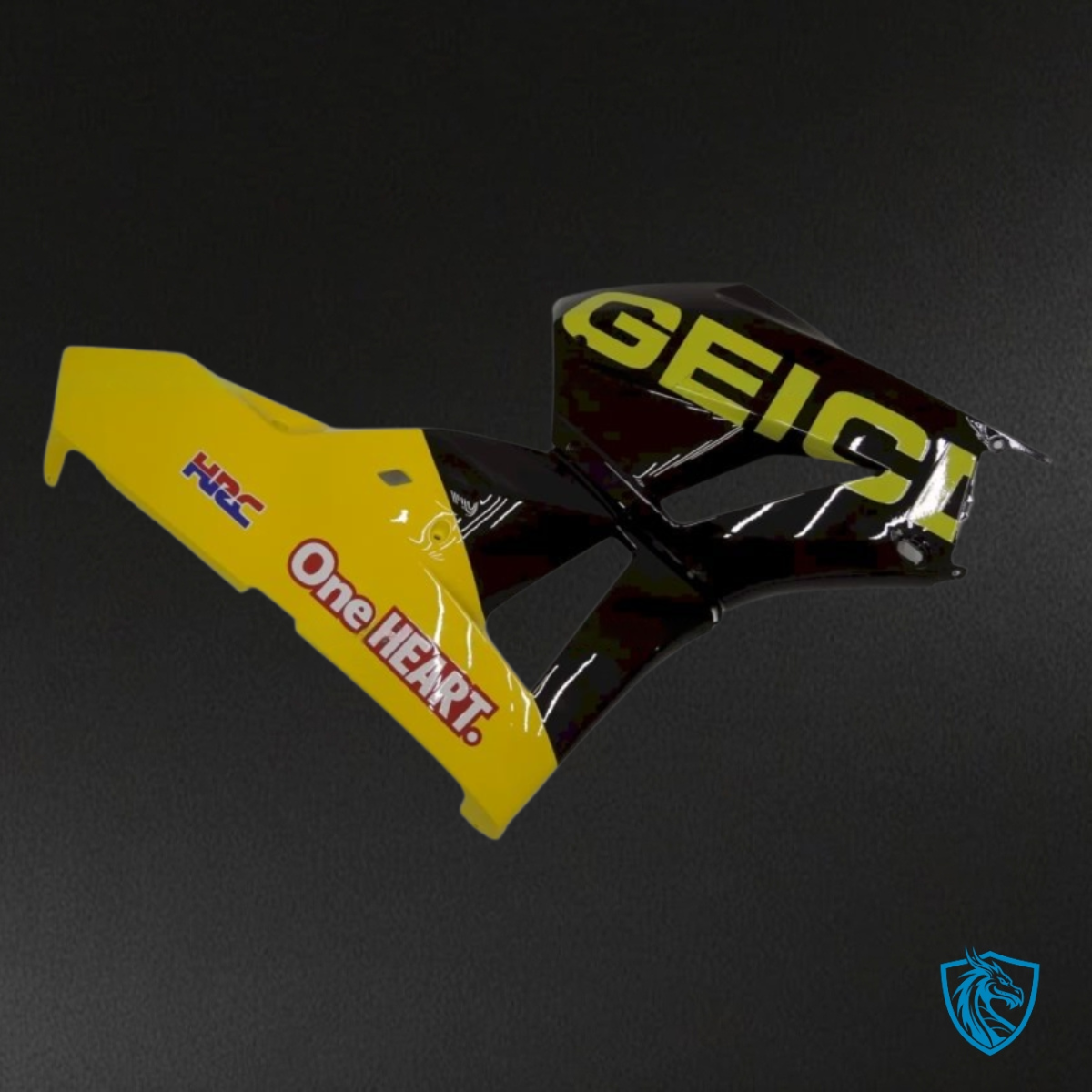 Honda CBR600RR (2013-2018) Black, Red & Yellow Fairing Kit | ABS Bodywork