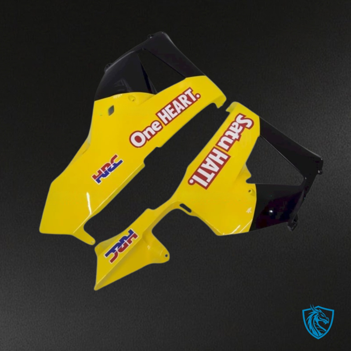 Honda CBR600RR (2013-2018) Black, Red & Yellow Fairing Kit | ABS Bodywork